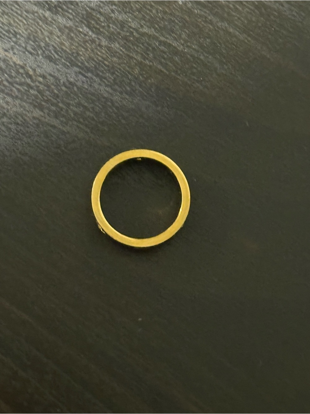 Gold plated ring with “Diamonds“ crystals screw Ring - Picture 7 of 7